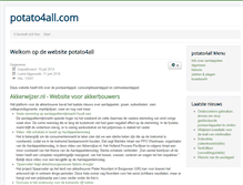 Tablet Screenshot of potato4all.com